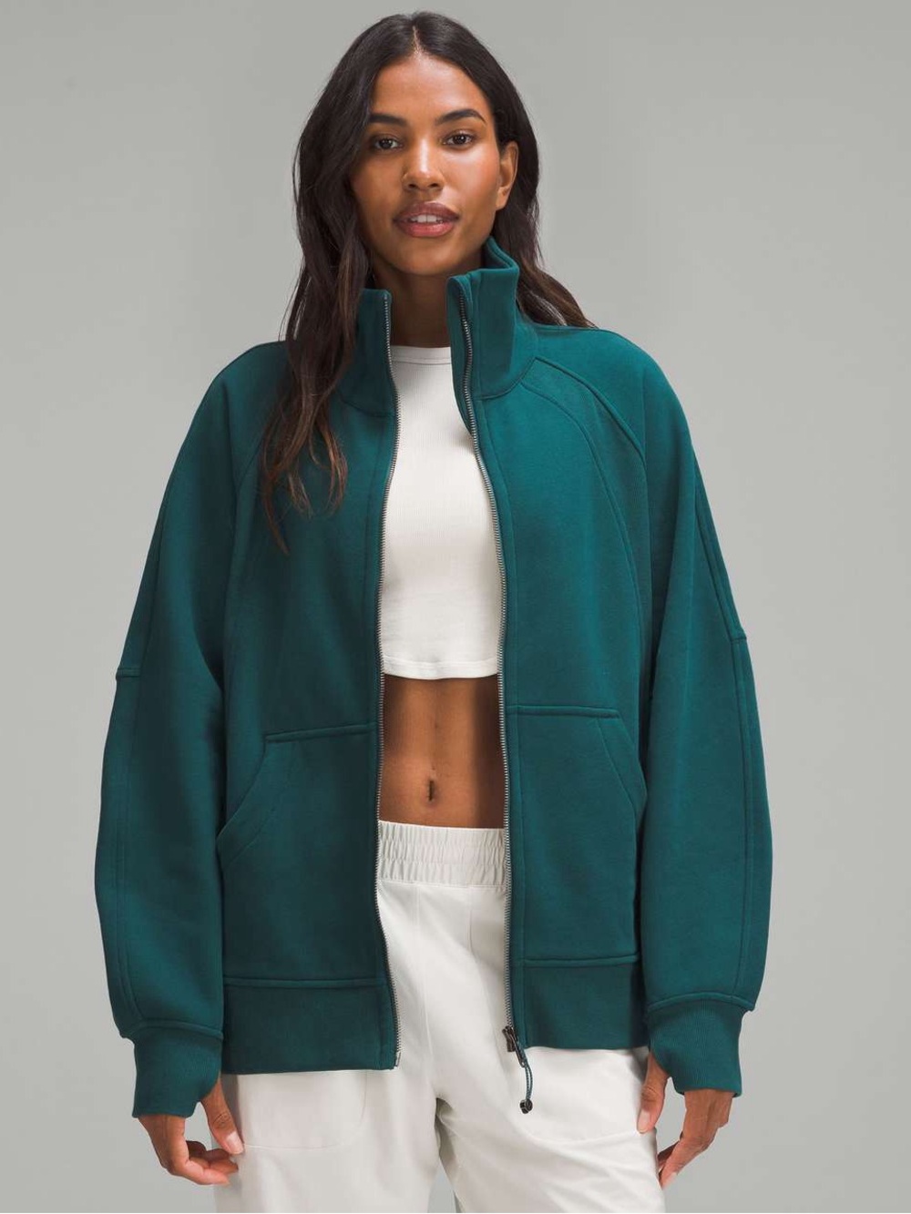 Lululemon Scuba Oversized Funnel-Neck Full Zip *long